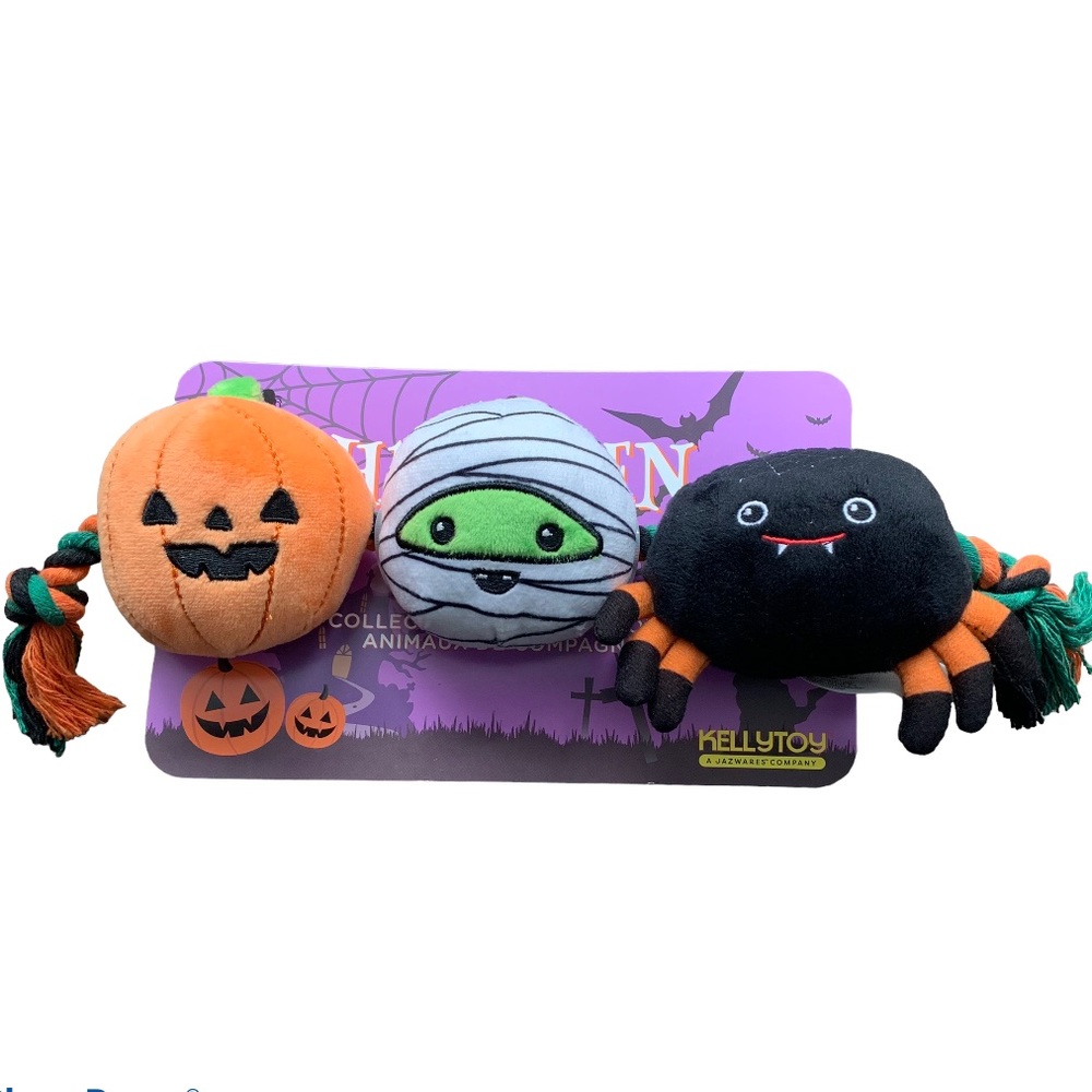 Squishmallow Kellytoy Halloween Rope Dog Toy